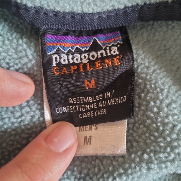 Mens Patagonia Capilene Pull Over Size Medium - Picture 3 of 6